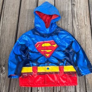 Superman Rain Coat - Blue and Red